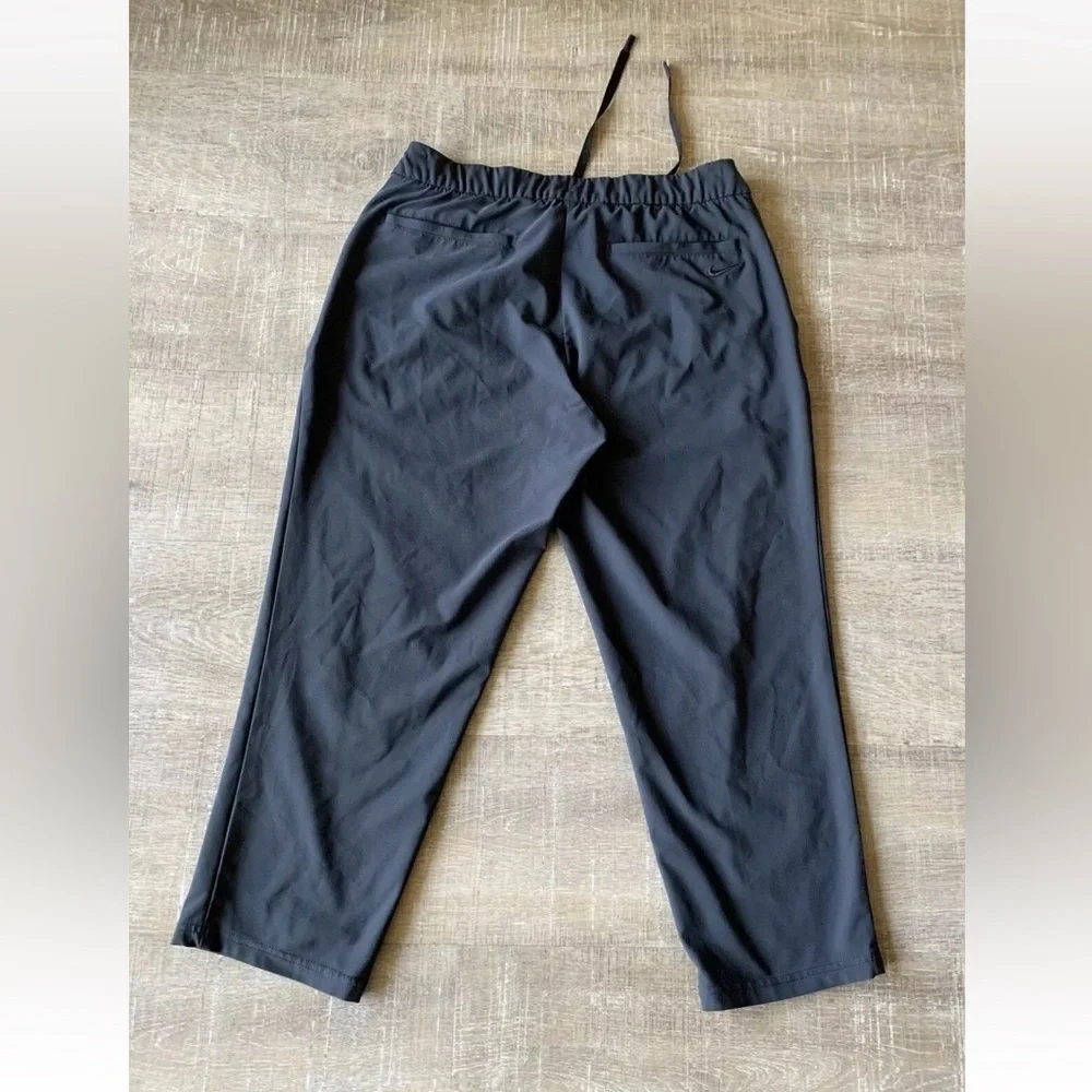 Nike Women's Flex UV Victory Golf Pants Medium Black Cropped 23" Inseam Stretch - Picture 3 of 11